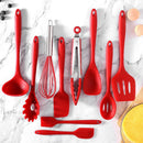 Conjunto de utensílios de cozinha de silicone antiaderente