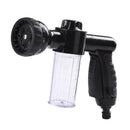 Pistola de Água de Alta Pressão com Difusor de Espuma 8 em 1